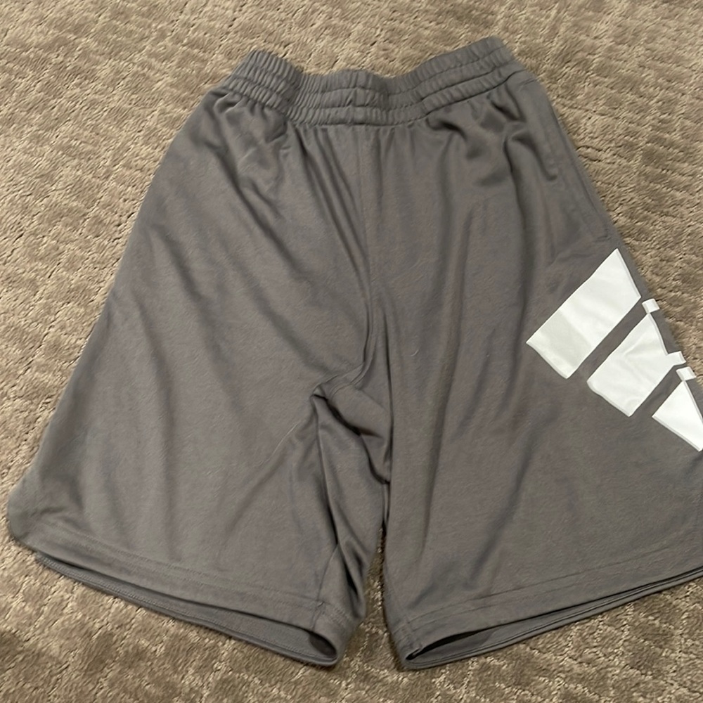 Boys grey adidas shorts